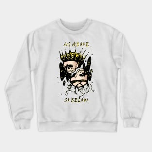 above below Crewneck Sweatshirt